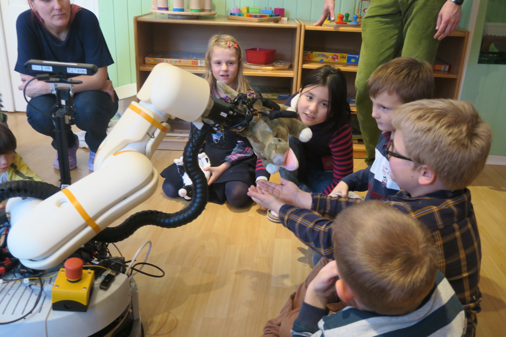 Object Grasping Games with Children at VPI